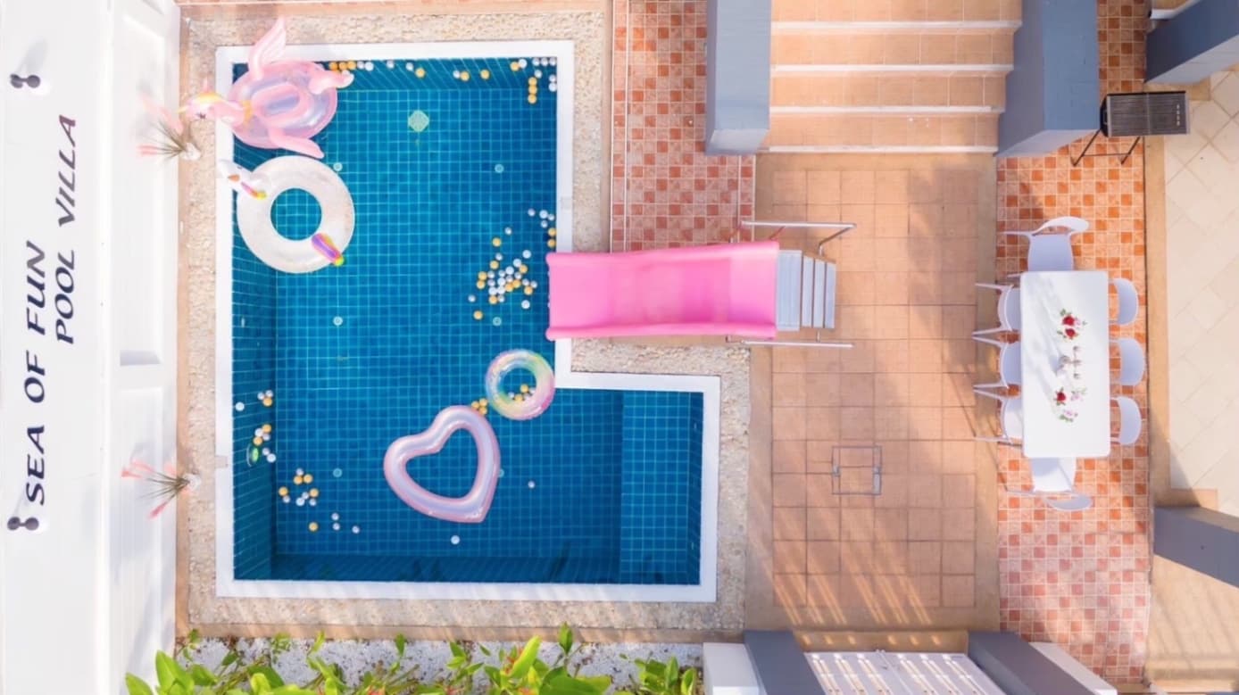 Sea of fun pool villa exterior in Chon Buri, Bang Saray, photo 17