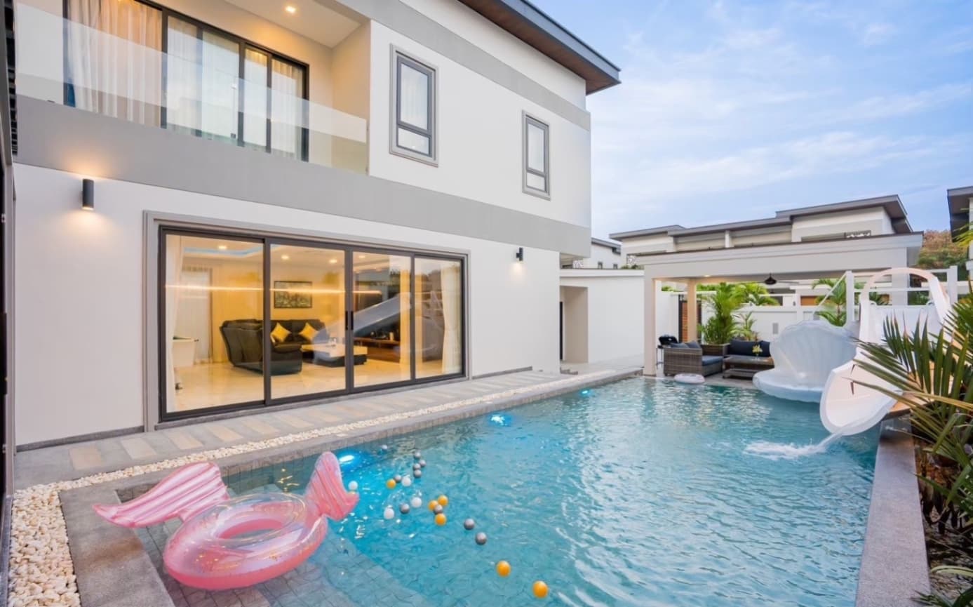 Best fun pool villa exterior in Chon Buri, Jomtien, photo 21