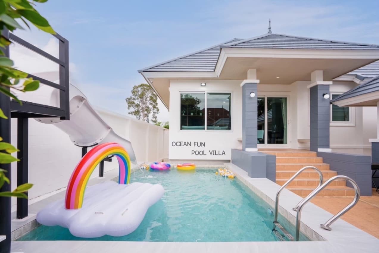 Oceans fun pool villa exterior in Chon Buri, Bang Saray, photo 16