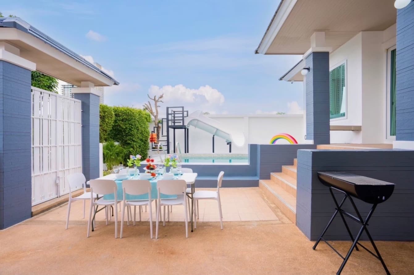 Oceans fun pool villa exterior in Chon Buri, Bang Saray, photo 3