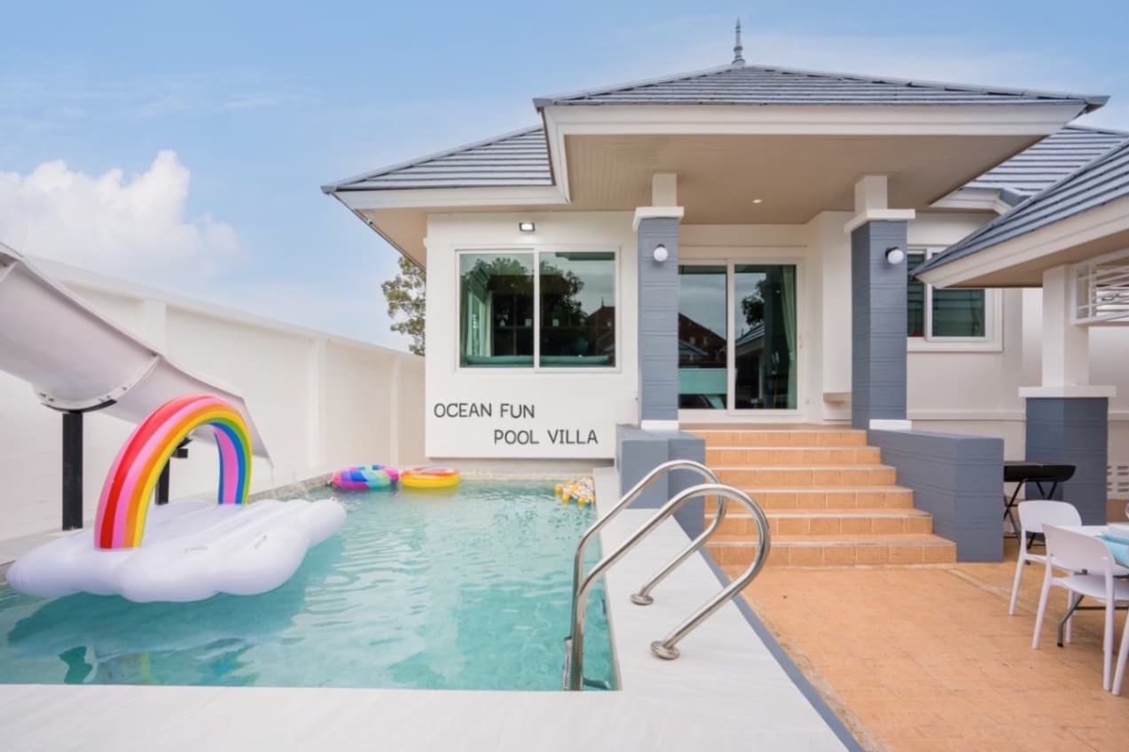 Oceans fun pool villa exterior in Chon Buri, Bang Saray, photo 17