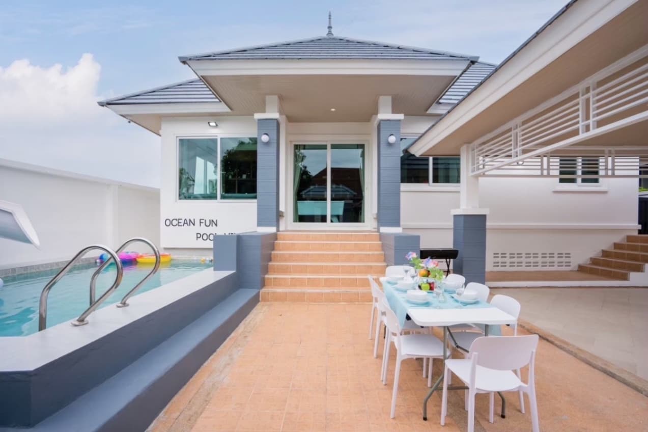 Oceans fun pool villa exterior in Chon Buri, Bang Saray, photo 19