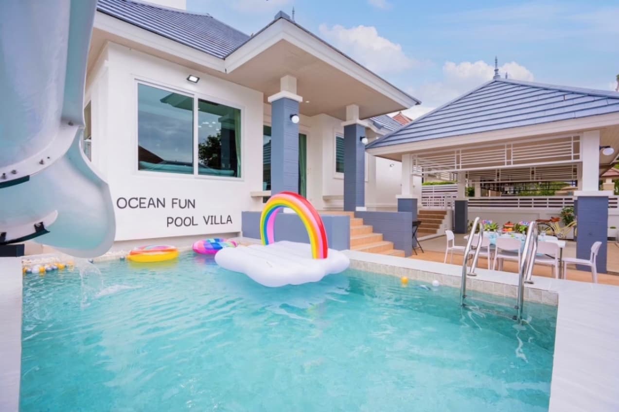 Oceans fun pool villa exterior in Chon Buri, Bang Saray, photo 1