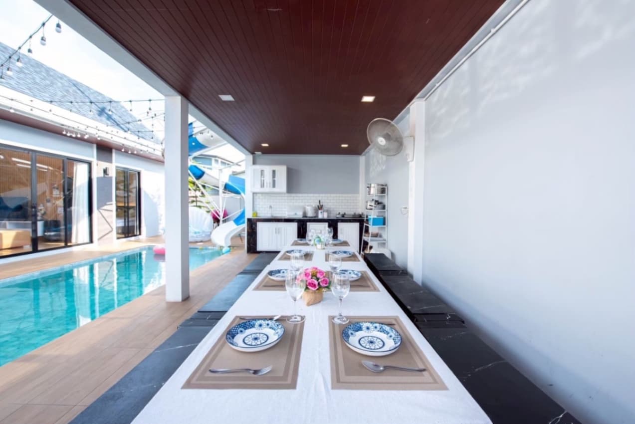 Celesta pool villa บริเวณภายนอก ชลบุรี, จอมเทียน รูปที่ 15
