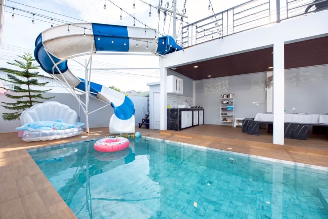 Celesta pool villa บริเวณภายนอก ชลบุรี, จอมเทียน รูปที่ 5