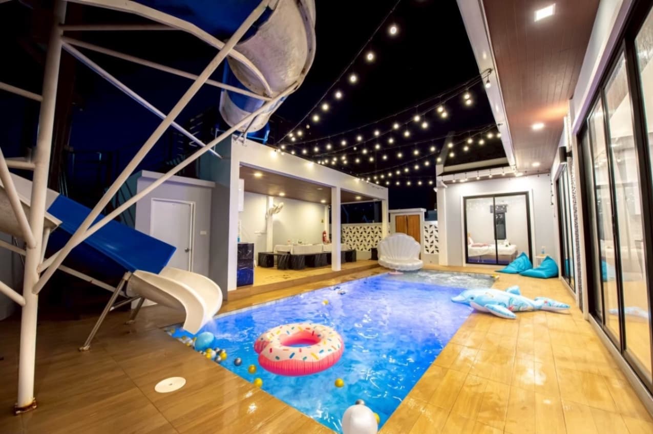 Celesta pool villa บริเวณภายนอก ชลบุรี, จอมเทียน รูปที่ 21