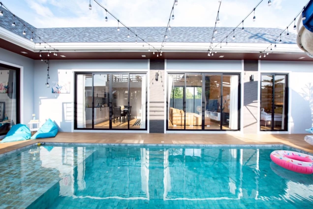 Celesta pool villa บริเวณภายนอก ชลบุรี, จอมเทียน รูปที่ 9