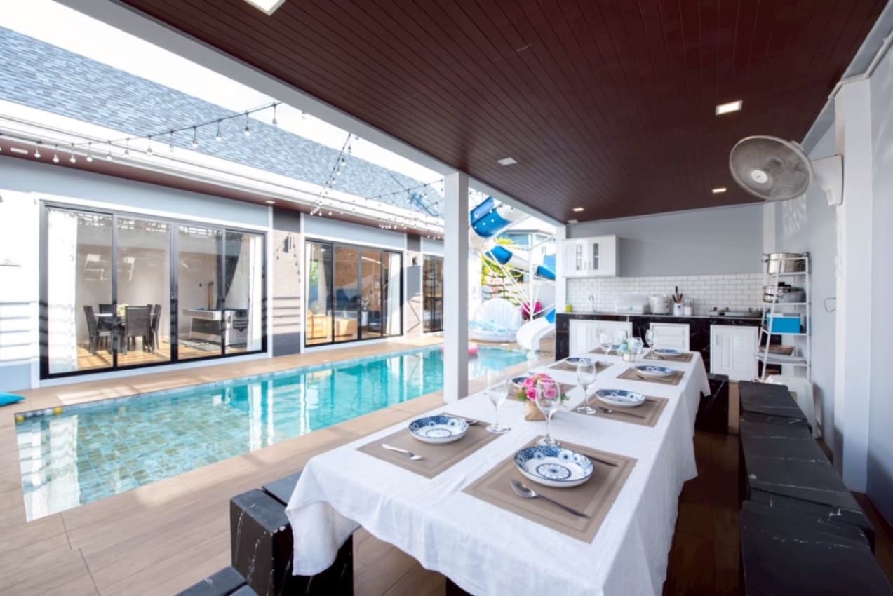 Celesta pool villa บริเวณภายนอก ชลบุรี, จอมเทียน รูปที่ 14
