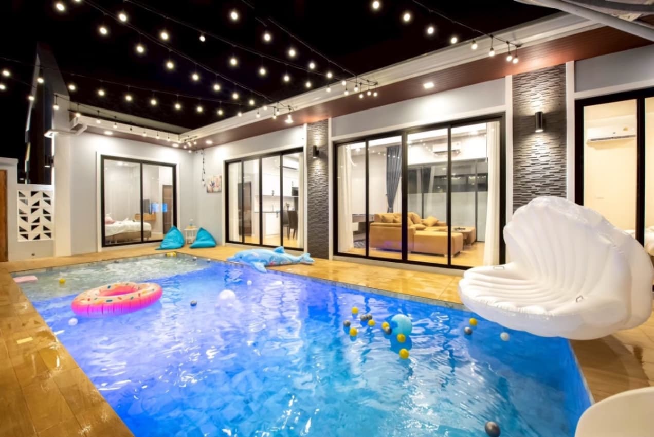 Celesta pool villa บริเวณภายนอก ชลบุรี, จอมเทียน รูปที่ 23