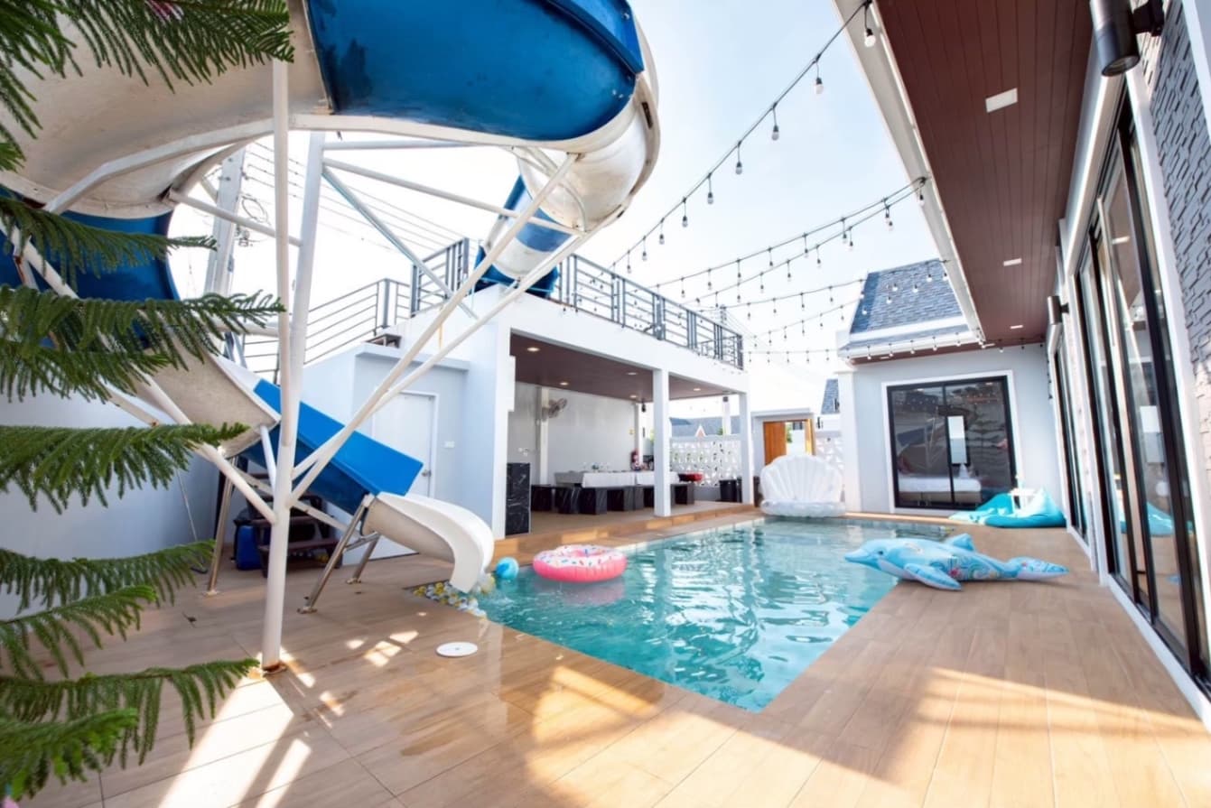 Celesta pool villa บริเวณภายนอก ชลบุรี, จอมเทียน รูปที่ 3