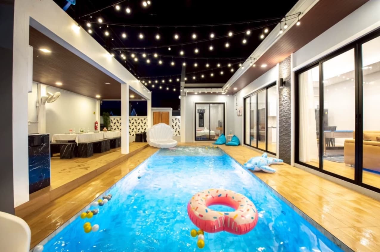 Celesta pool villa บริเวณภายนอก ชลบุรี, จอมเทียน รูปที่ 22