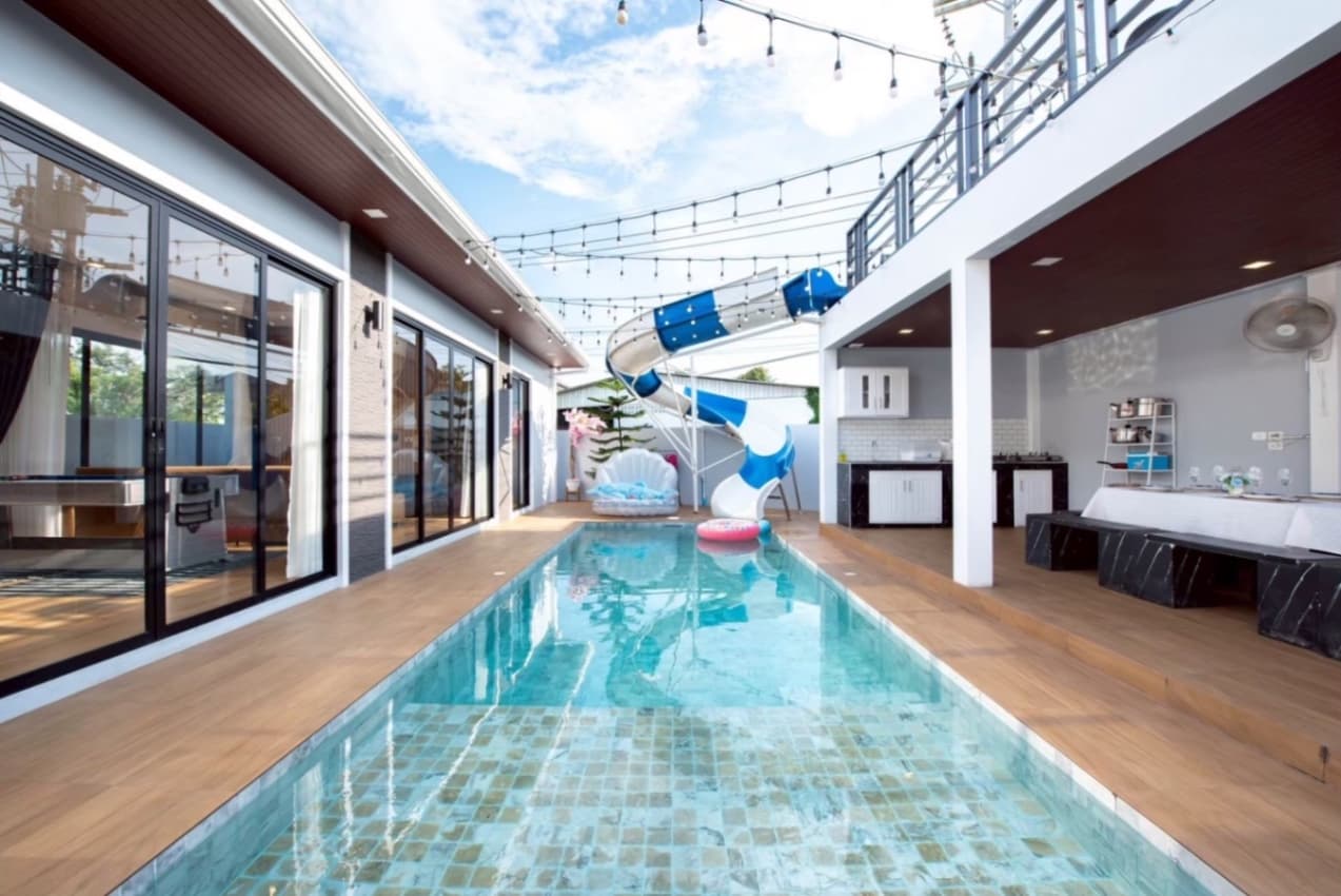 Celesta pool villa บริเวณภายนอก ชลบุรี, จอมเทียน รูปที่ 10