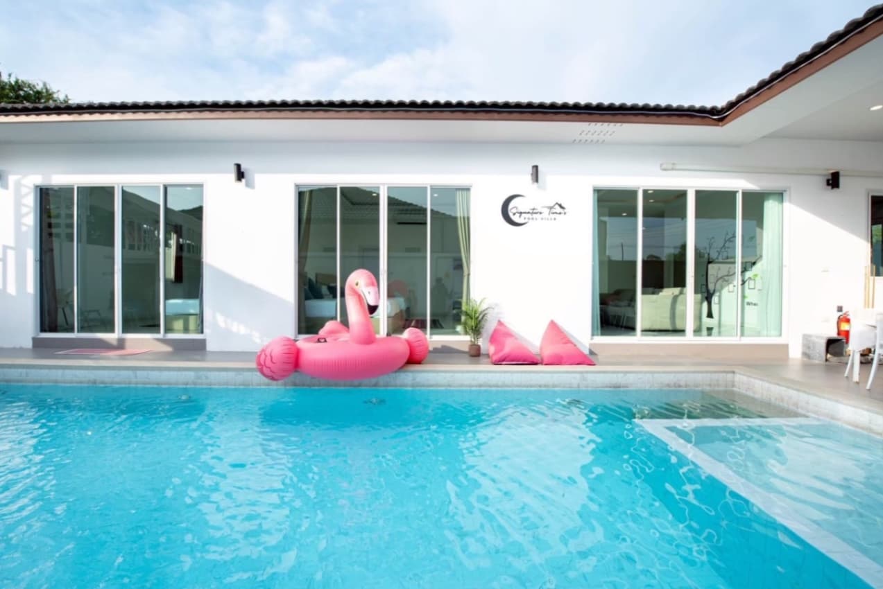 Signature pool villa exterior in Chon Buri, Huay Yai, photo 14