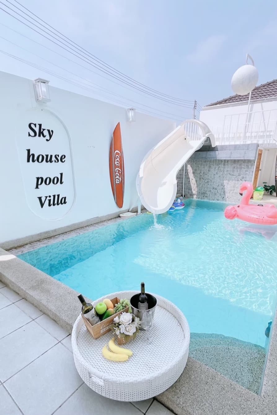 Sky pool villa บริเวณภายนอก ชลบุรี, ห้วยใหญ่ รูปที่ 24