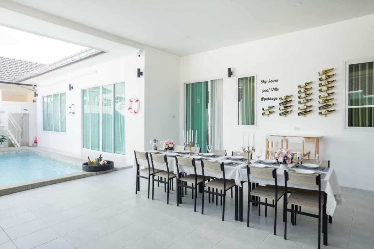 Sky pool villa บริเวณภายนอก ชลบุรี, ห้วยใหญ่ รูปที่ 2