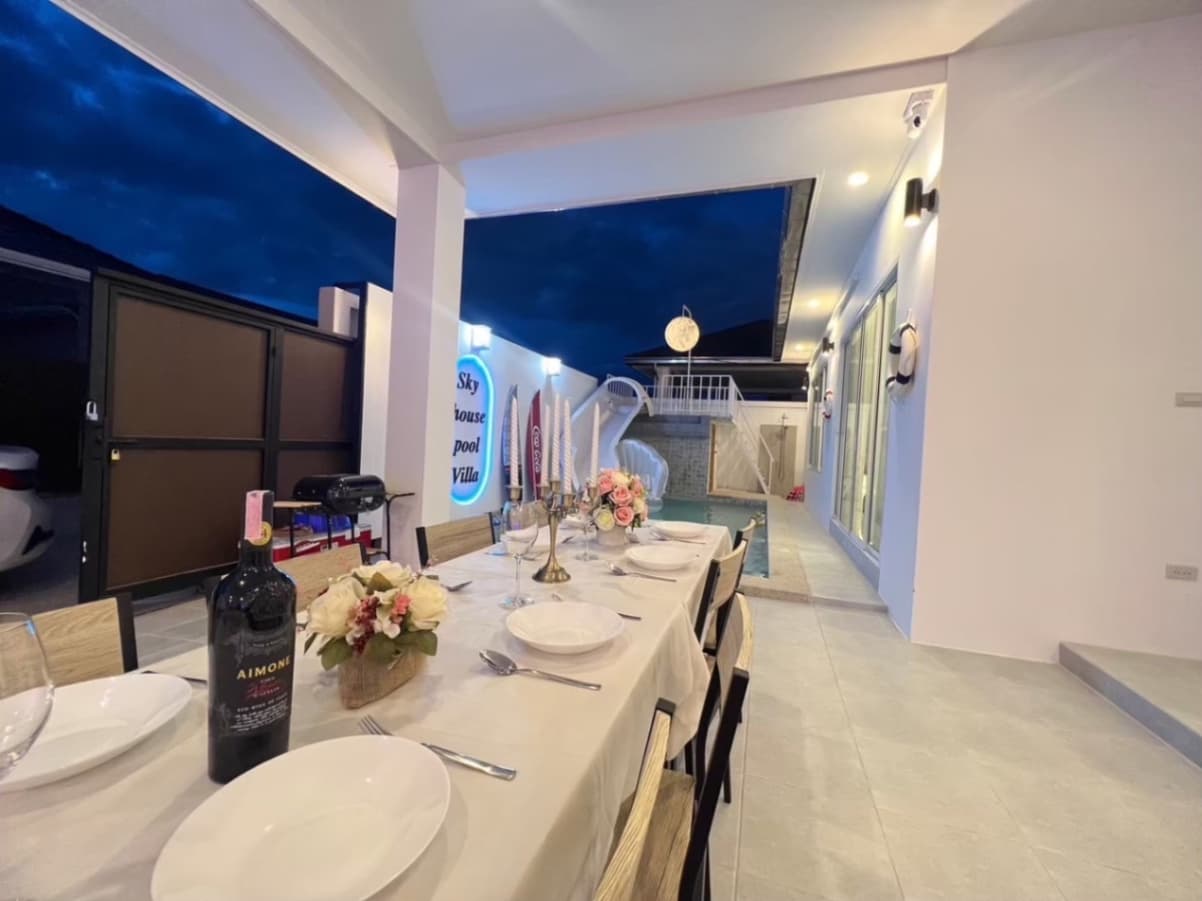 Sky pool villa บริเวณภายนอก ชลบุรี, ห้วยใหญ่ รูปที่ 19