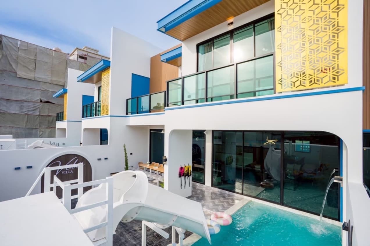 Vela pool villa บริเวณภายนอก ชลบุรี, จอมเทียน รูปที่ 19