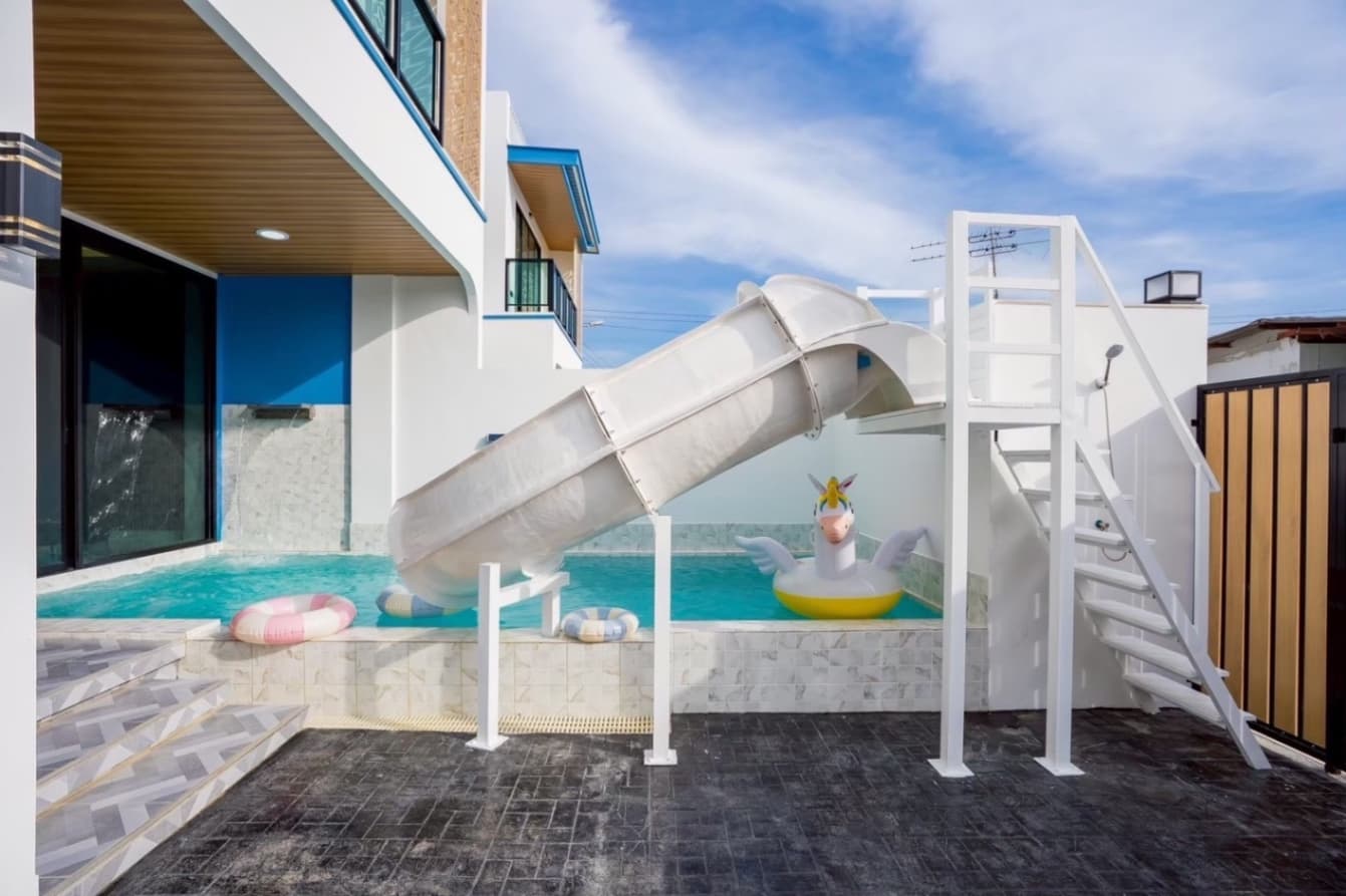 Vela pool villa บริเวณภายนอก ชลบุรี, จอมเทียน รูปที่ 24