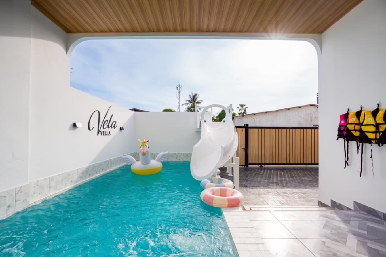 Vela pool villa บริเวณภายนอก ชลบุรี, จอมเทียน รูปที่ 13