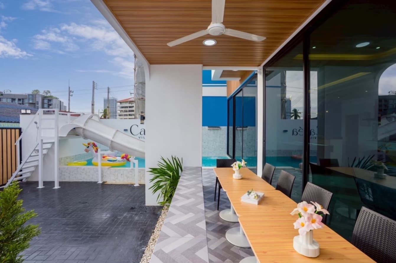 Calea pool villa บริเวณภายนอก ชลบุรี, จอมเทียน รูปที่ 5