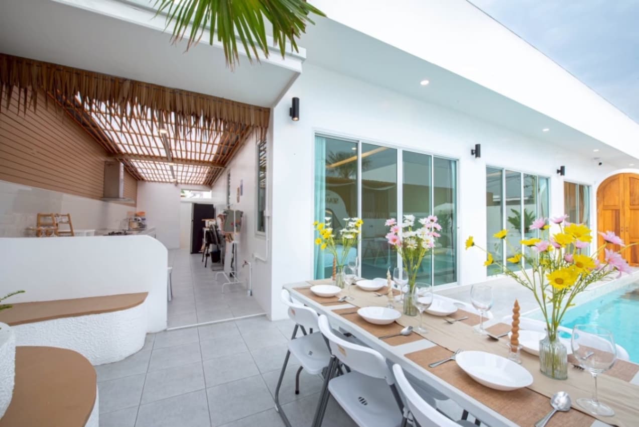 Sea haus pool villa exterior in Chon Buri, Huay Yai, photo 8
