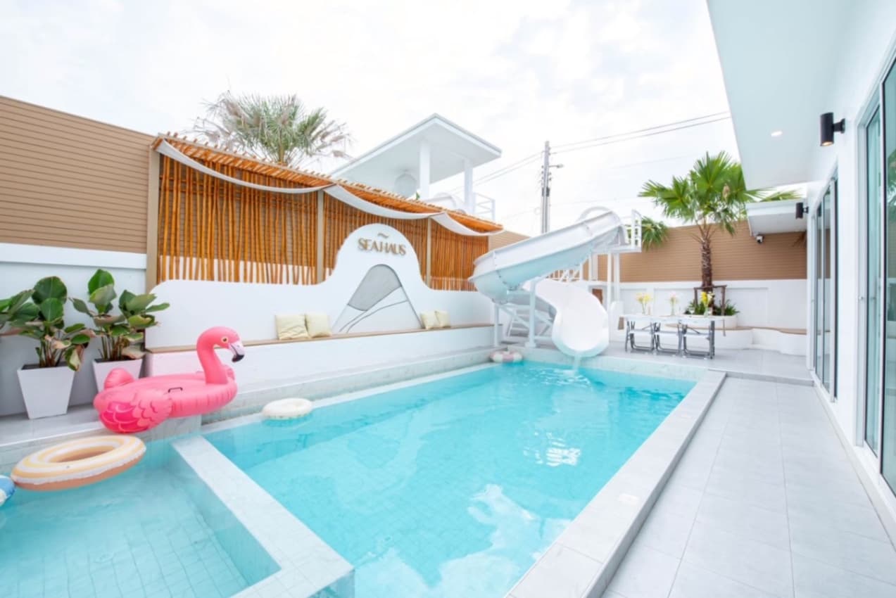 Sea haus pool villa exterior in Chon Buri, Huay Yai, photo 14