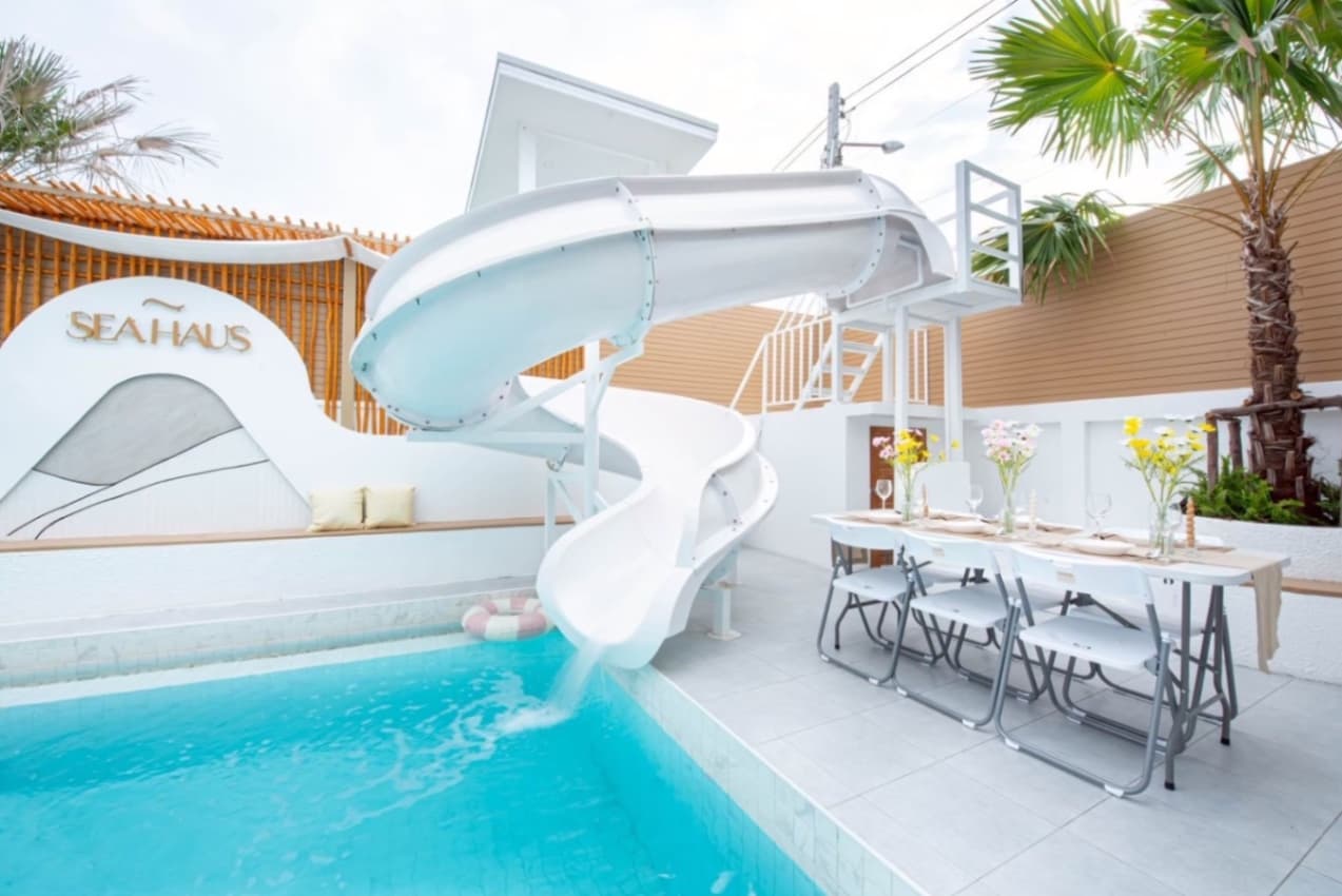 Sea haus pool villa exterior in Chon Buri, Huay Yai, photo 13