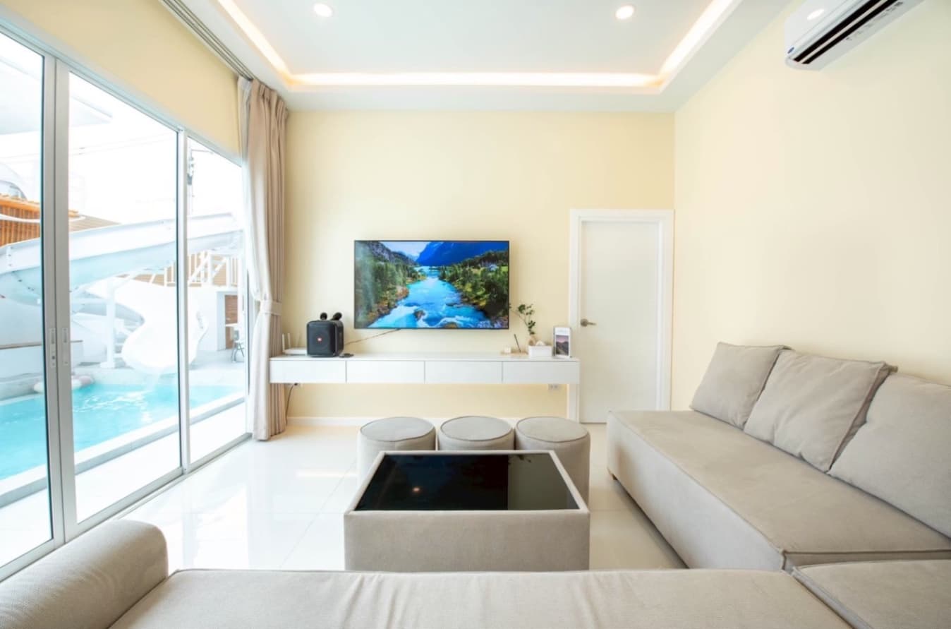 Sea haus pool villa indoor common area in Chon Buri, Huay Yai, photo 21
