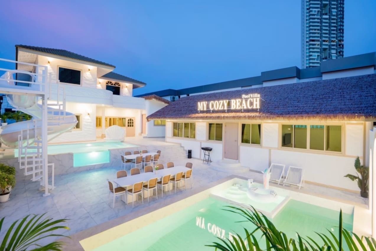 MY COZY BEACH Pool villa บริเวณภายนอก ชลบุรี, จอมเทียน รูปที่ 11
