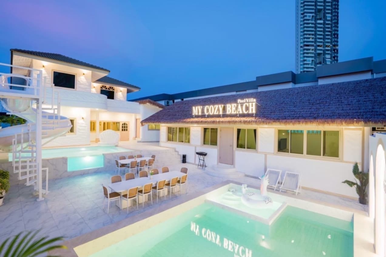 MY COZY BEACH Pool villa บริเวณภายนอก ชลบุรี, จอมเทียน รูปที่ 17