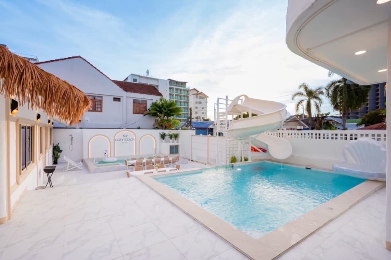 MY COZY BEACH Pool villa บริเวณภายนอก ชลบุรี, จอมเทียน รูปที่ 10
