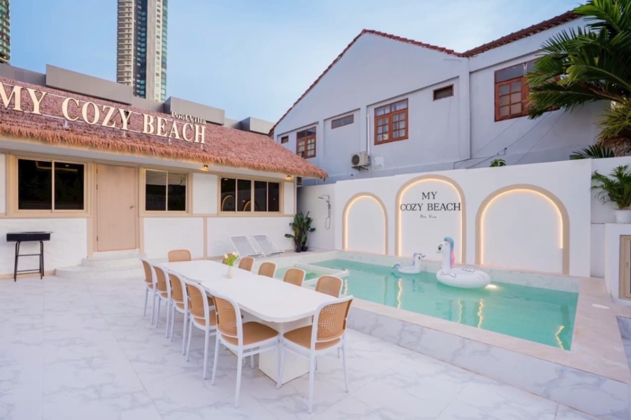 MY COZY BEACH Pool villa บริเวณภายนอก ชลบุรี, จอมเทียน รูปที่ 9