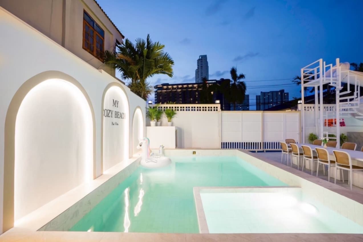 MY COZY BEACH Pool villa บริเวณภายนอก ชลบุรี, จอมเทียน รูปที่ 16