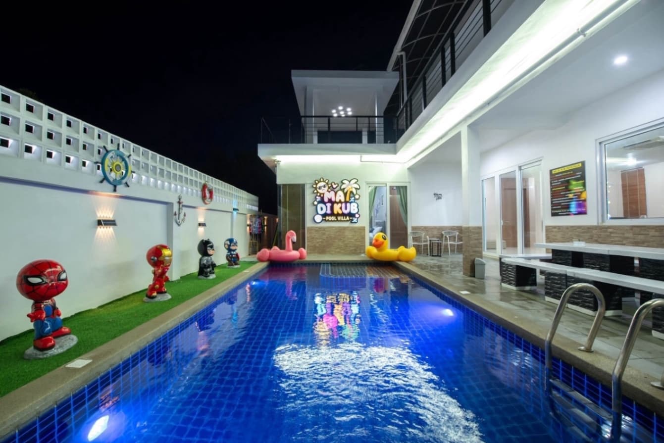 Madikub pool villa บริเวณภายนอก ชลบุรี, สัตหีบ รูปที่ 9