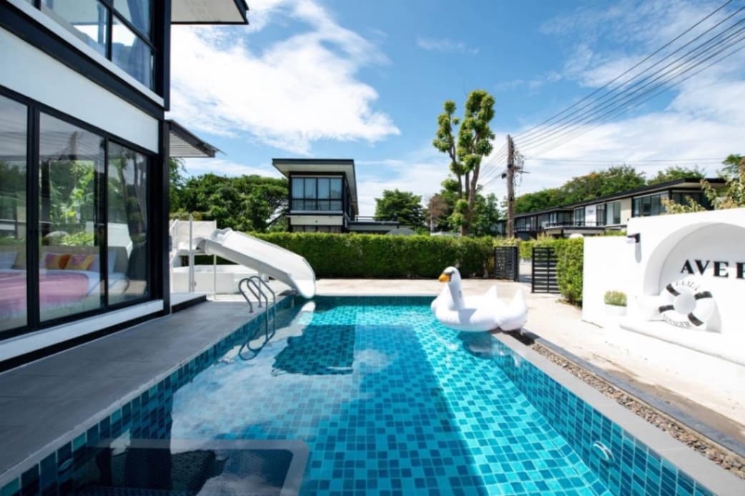 Avery pool villa บริเวณภายนอก ชลบุรี, ห้วยใหญ่ รูปที่ 17