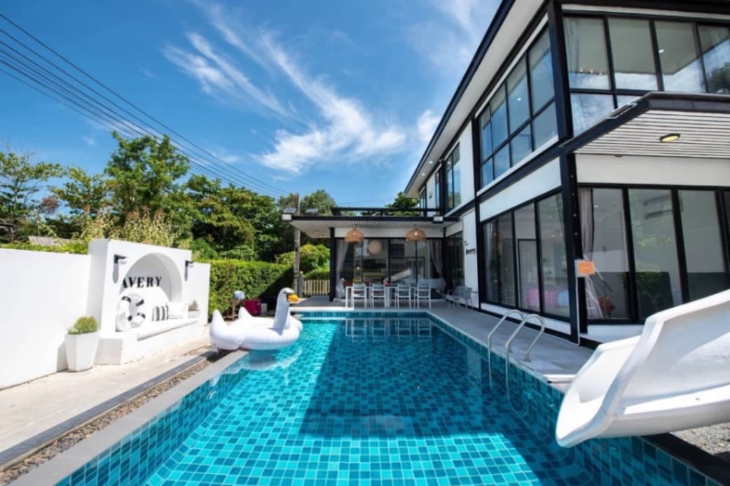 Avery pool villa บริเวณภายนอก ชลบุรี, ห้วยใหญ่ รูปที่ 13