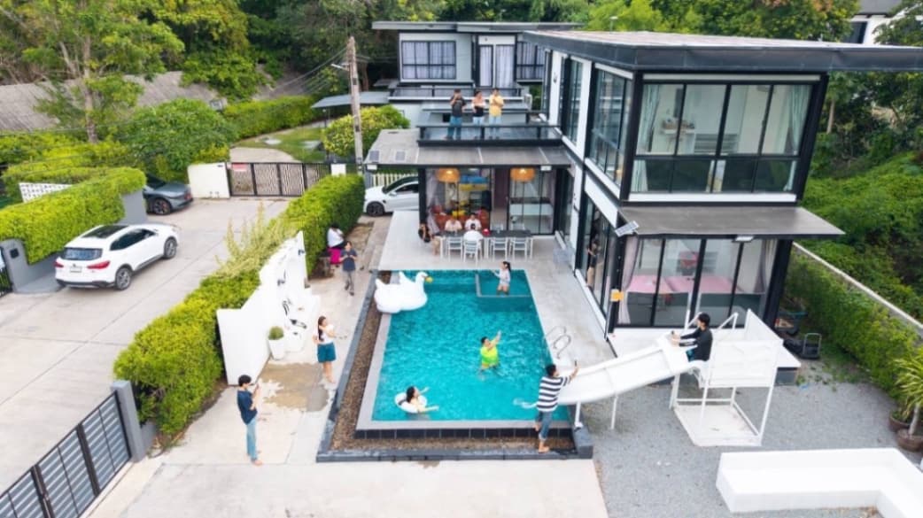 Avery pool villa บริเวณภายนอก ชลบุรี, ห้วยใหญ่ รูปที่ 5