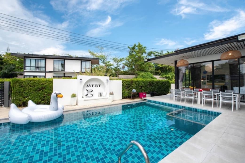 Avery pool villa บริเวณภายนอก ชลบุรี, ห้วยใหญ่ รูปที่ 22