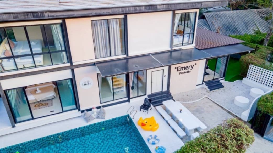 Emery pool villa exterior in Chon Buri, Huay Yai, photo 21
