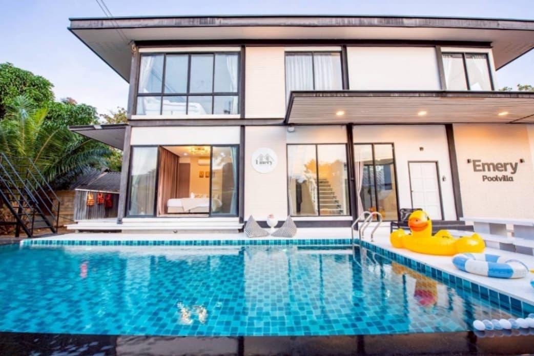 Emery pool villa exterior in Chon Buri, Huay Yai, photo 12