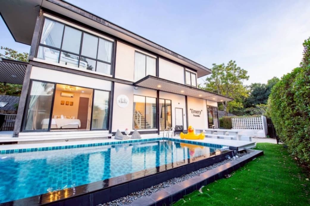 Emery pool villa exterior in Chon Buri, Huay Yai, photo 7
