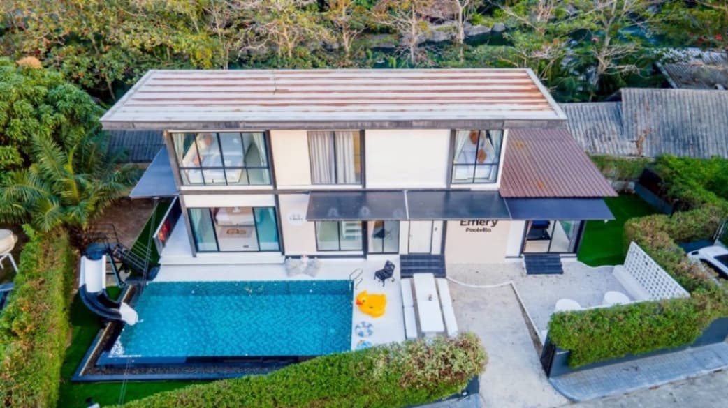 Emery pool villa exterior in Chon Buri, Huay Yai, photo 14