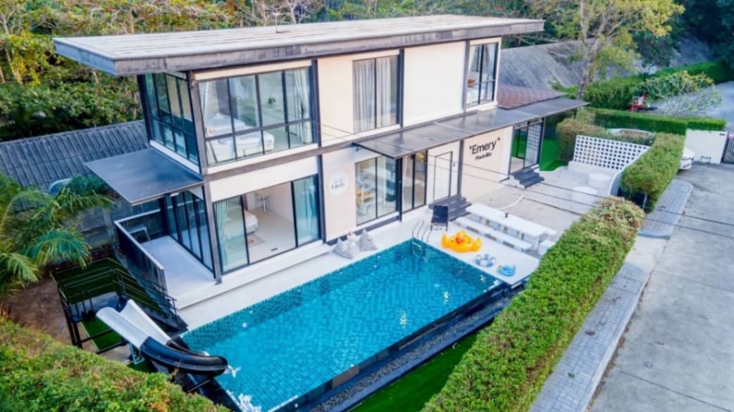 Emery pool villa exterior in Chon Buri, Huay Yai, photo 22