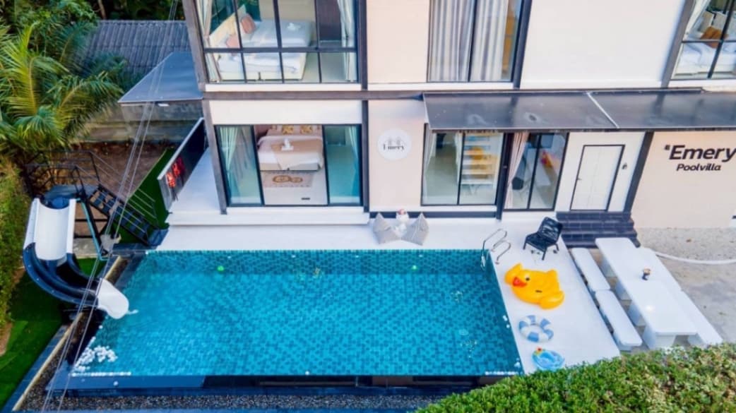 Emery pool villa exterior in Chon Buri, Huay Yai, photo 18