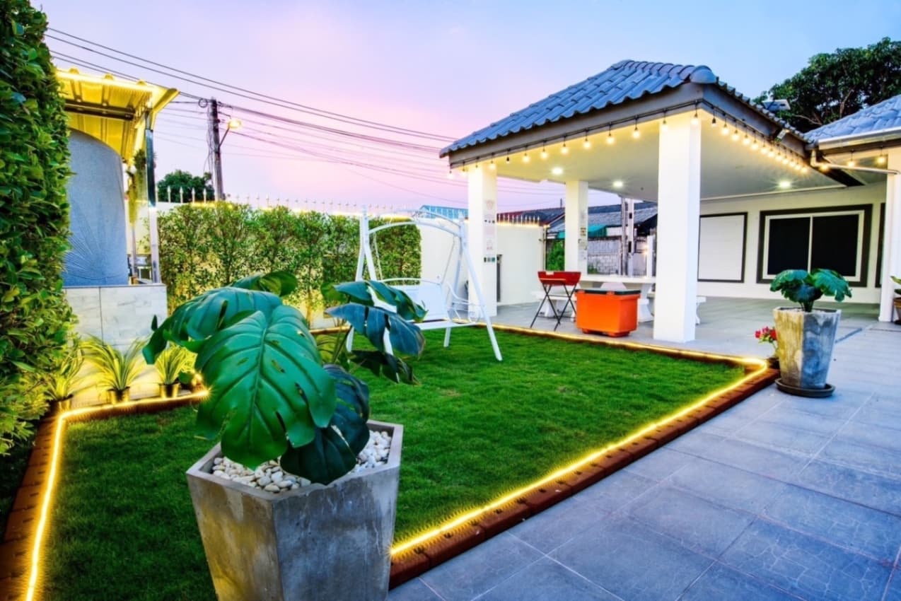 Poppy pool villa บริเวณภายนอก ชลบุรี, พัทยาเหนือ รูปที่ 12