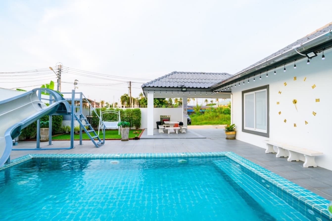 Poppy pool villa บริเวณภายนอก ชลบุรี, พัทยาเหนือ รูปที่ 23