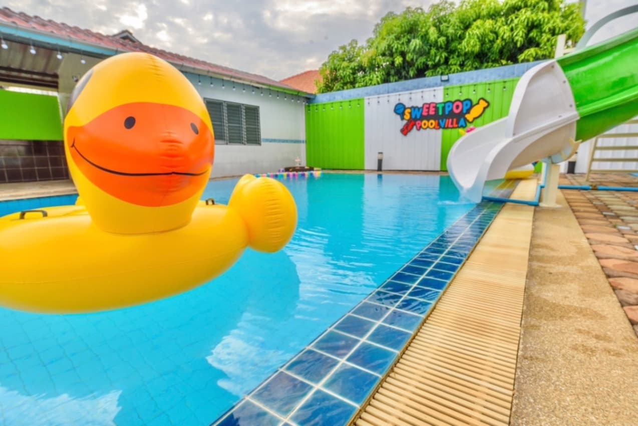 Sweet pop pool villa บริเวณภายนอก ชลบุรี, พัทยาเหนือ รูปที่ 18