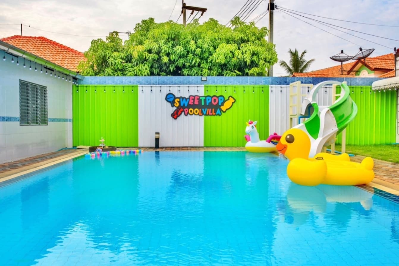 Sweet pop pool villa บริเวณภายนอก ชลบุรี, พัทยาเหนือ รูปที่ 23