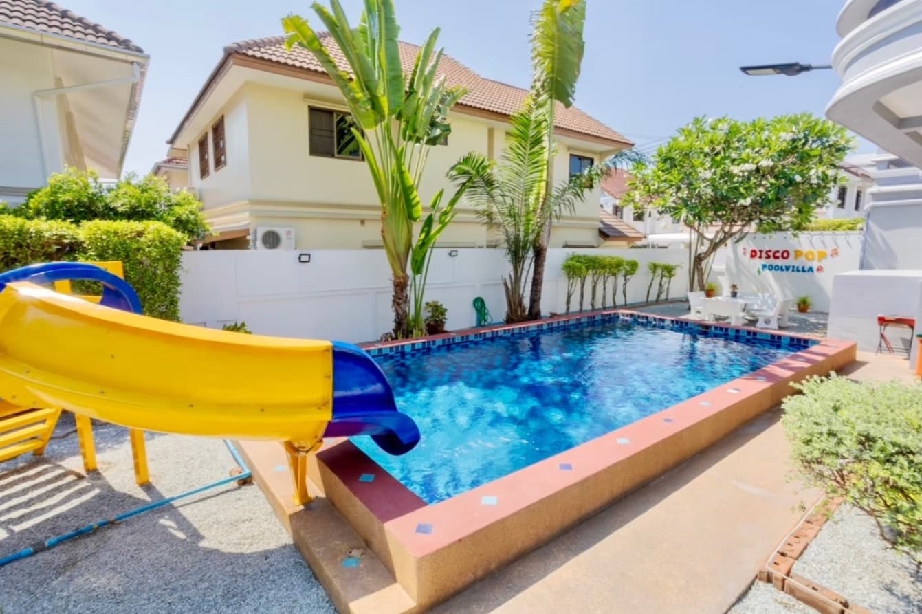 Disco pop pool villa บริเวณภายนอก ชลบุรี, พัทยาใต้ รูปที่ 5