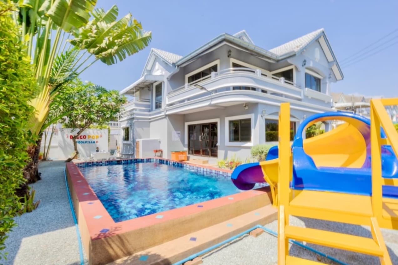 Disco pop pool villa บริเวณภายนอก ชลบุรี, พัทยาใต้ รูปที่ 7